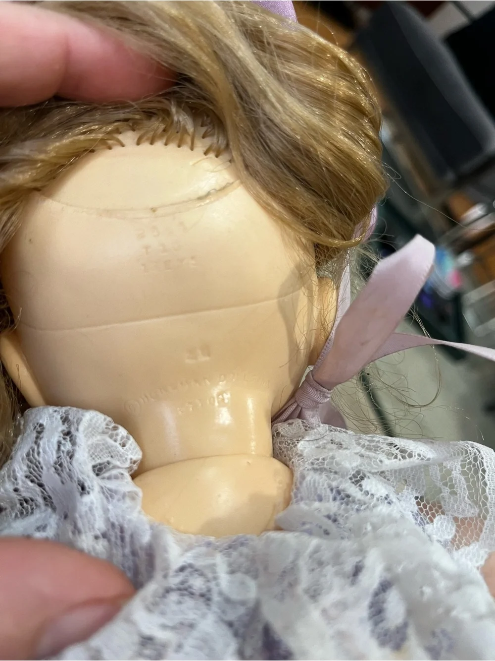 Vintage antique Horsman fashion baby doll rubber hard plastic